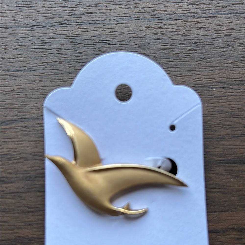 Gold Bird Fish Tank Decoration